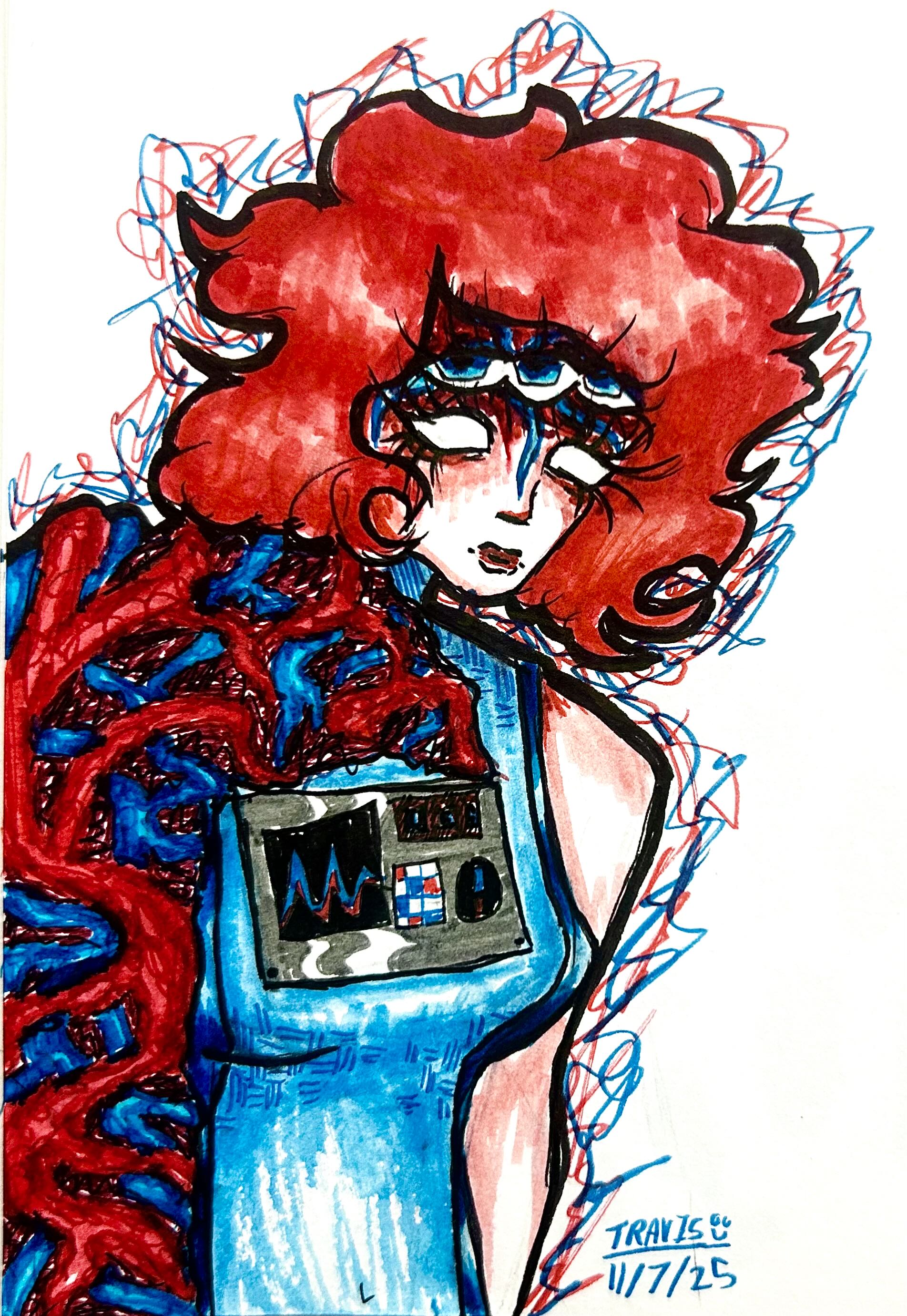 here is some art i did 8D